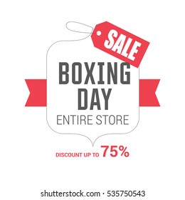 Boxing Day lettering