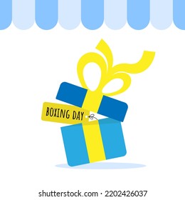 Boxing day logo. Suitable for Boxing Day's events