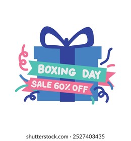 Boxing Day Sale Badge Vector - 02