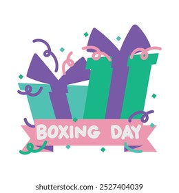 Boxing Day Sale Badge Vector - 08
