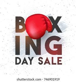 Boxing Day, Sale Banner, Poster or Flyer Design.