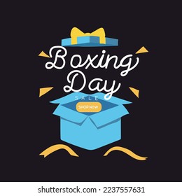 Boxing day sale is celebrated every year on 26 December.
