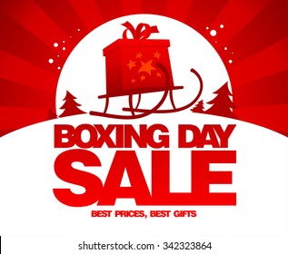 Boxing Day Sale Design.