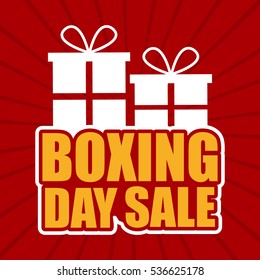 Boxing Day sale design.