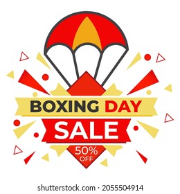 boxing day sale promotion social media post design template design
