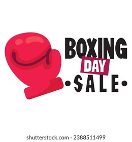 boxing day sale season illustration