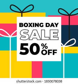 Boxing day sale social media