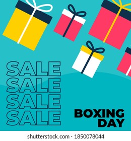 Boxing day sale social media