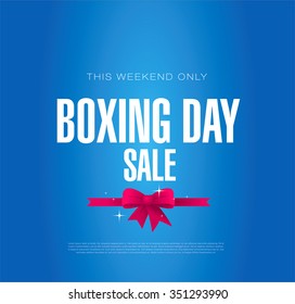 Happy Boxing Day Messages, Wishes, Quotes, And Images 71 Boxing Day sale. Vector illustration