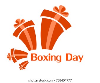 Boxing Day Sale. Vector illustration.