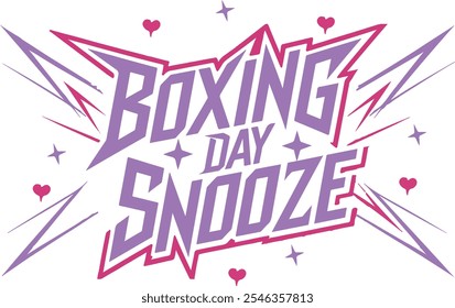 Boxing day snooze t-shirt design