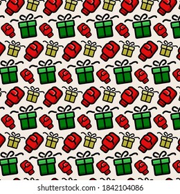 Boxing day special offer background template.