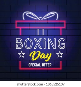 boxing day special offer background template