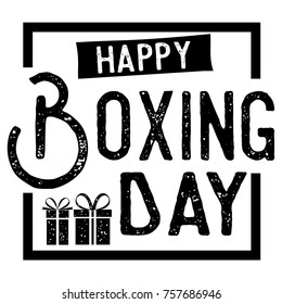 Boxing Day Super Sale Banner, Vector