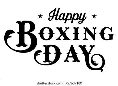 Boxing Day Super Sale Banner, Vector