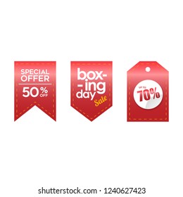 BOXING DAY TAG DESIGN