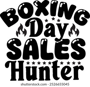 Boxing Day Typography Vector Illustration Design, boxing t-shirt design