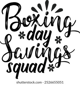 Boxing Day Typografie Vektor Illustration Design, Boxen T-Shirt Design