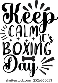 Boxing Day Typography Vector Illustration Design, boxing t-shirt design