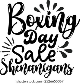 Boxing Day Typography Vector Illustration Design, boxing t-shirt design