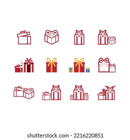 Boxing Day vector Icon Logo Template 