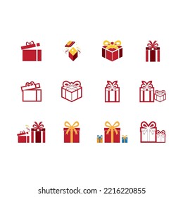 Boxing Day vector Icon Logo Template 