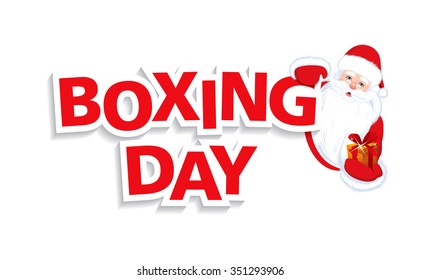 Boxing Day. Vector Illustration