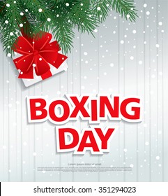 Boxing Day. Vector Illustration