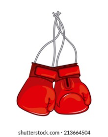boxing design over white background vector illustration