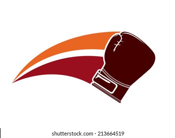 boxing design over white  background vector illustration