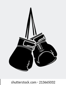 boxing design over white  background vector illustration - Shutterstock ID 213665032