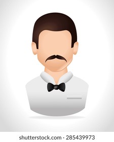 Boxing design over white background, vector illustration.