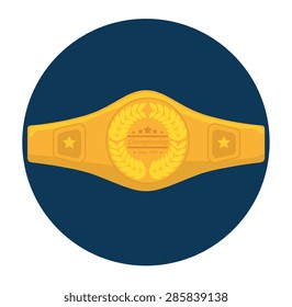 Boxing design over white background, vector illustration.