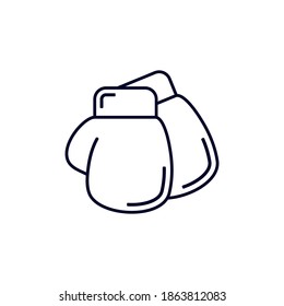 Boxing design vector, Fitness equipment icon concept, Creative Gym Symbol, Illustration