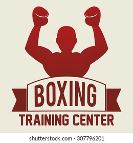 Boxing digital design, vector illustration 10 eps graphic