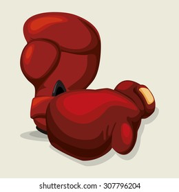 Boxing digital design, vector illustration 10 eps graphic