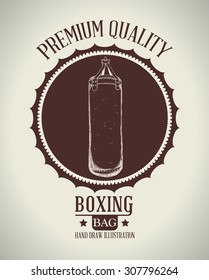Boxing digital design, vector illustration 10 eps graphic