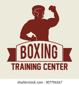 Boxing digital design, vector illustration 10 eps graphic