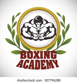 Boxing digital design, vector illustration 10 eps graphic