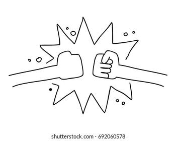 boxing doodle