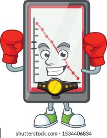Boxing down chart vertical tablet character style.
