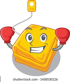 Boxing electric blanket in the character shape