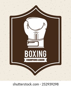 boxing emblem design, vector illustration eps10 graphic 