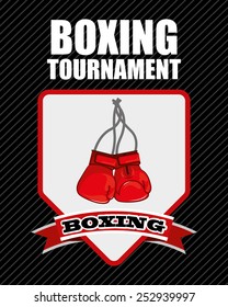 boxing emblem design, vector illustration eps10 graphic 