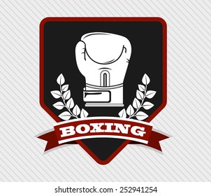boxing emblem design, vector illustration eps10 graphic 