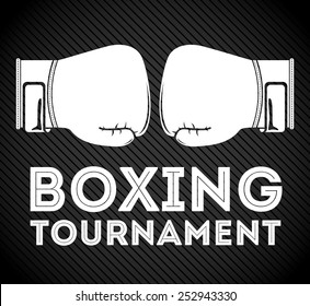 boxing emblem design, vector illustration eps10 graphic 