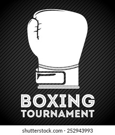 boxing emblem design, vector illustration eps10 graphic 