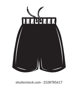 Boxing Equipment Illustration - Trousers