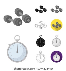Boxing extreme sports cartoon,black,flat,monochrome,outline icons in set collection for design. Boxer and attributes vector symbol stock web illustration.