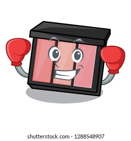 Boxing eye shedow in the cartoon shape